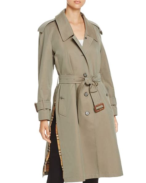 Burberry Crostwick Slit Trench Coat 